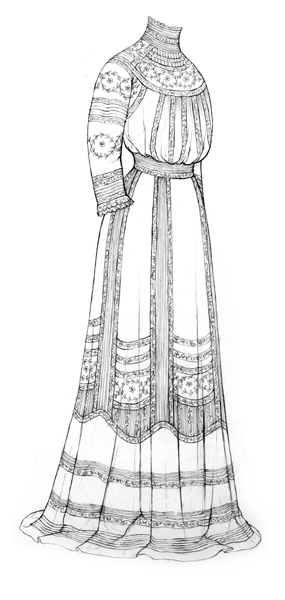 Lingerie dress c.1908-9
