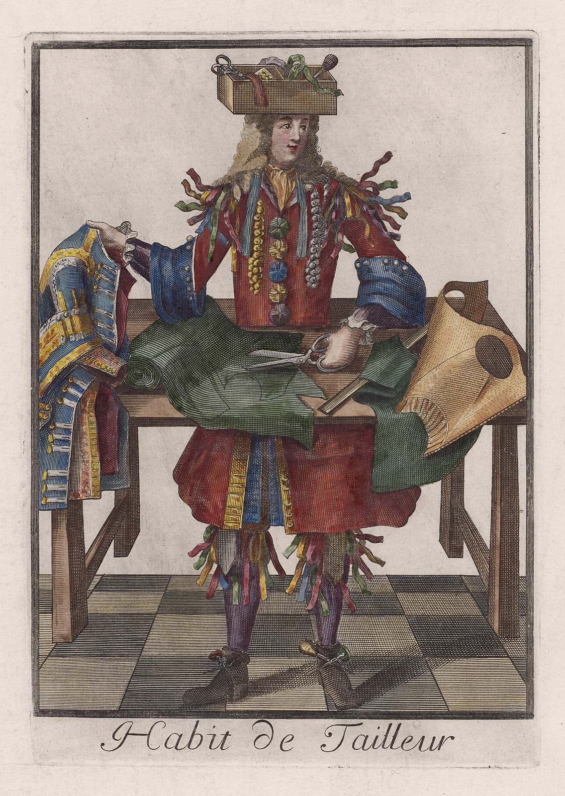 Fashion print of tailor